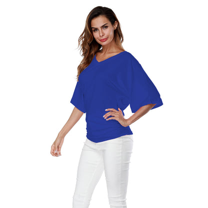 Women Bat Sleeves Plus Sizes Women T Shirts