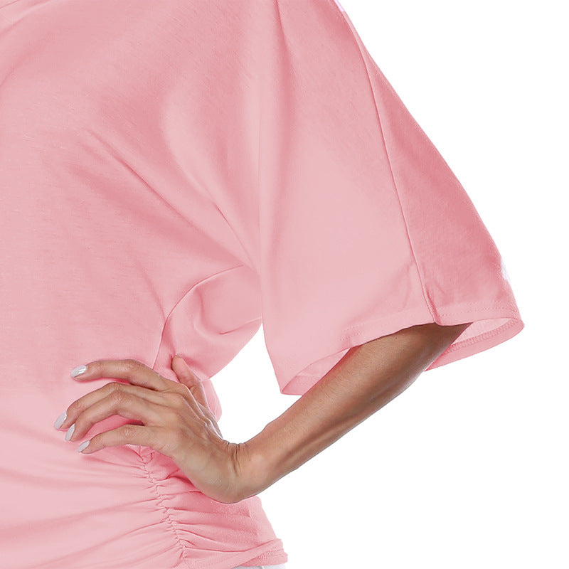 Women Bat Sleeves Plus Sizes Women T Shirts