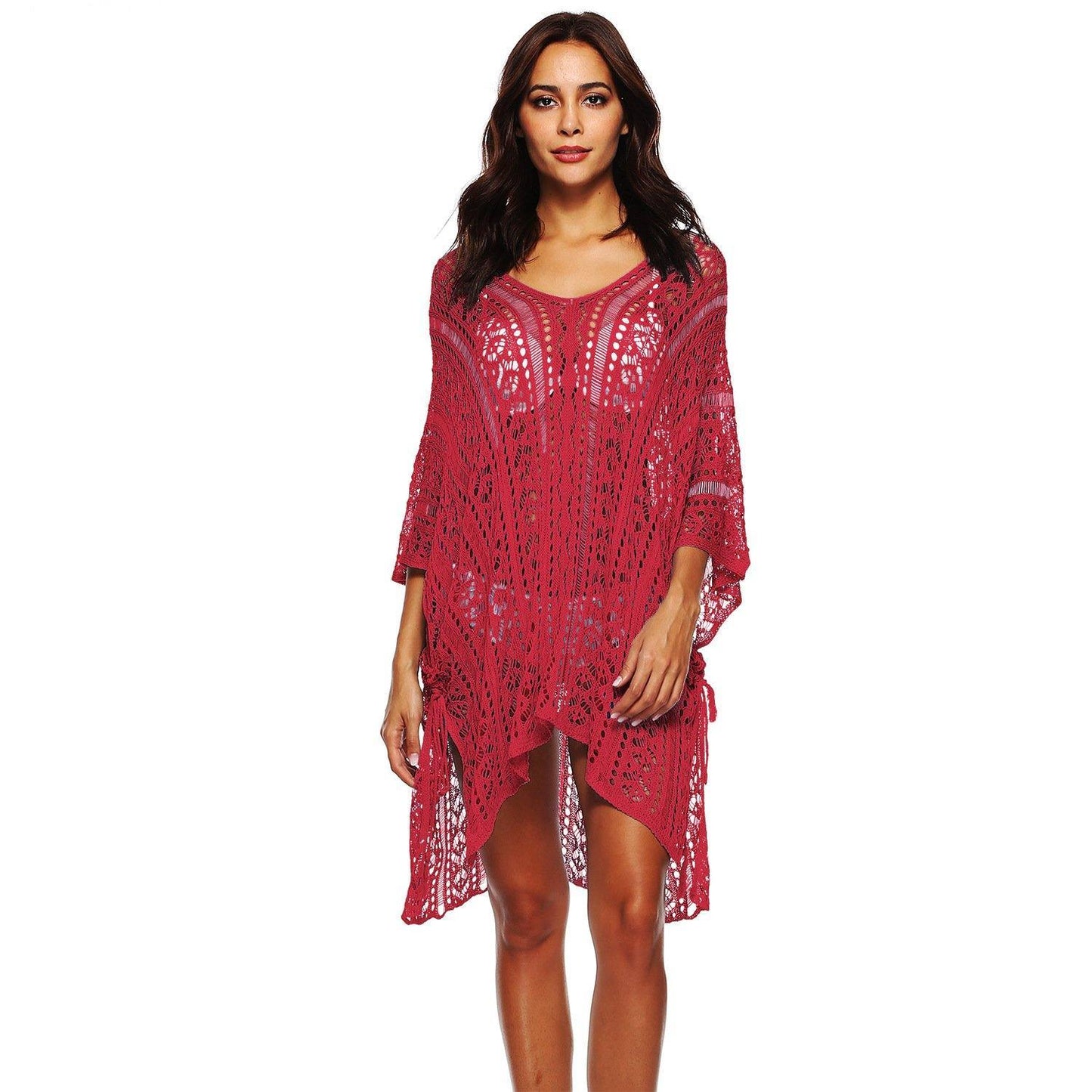 Summer Batwing Sleeves Beach Dress-STYLEGOING
