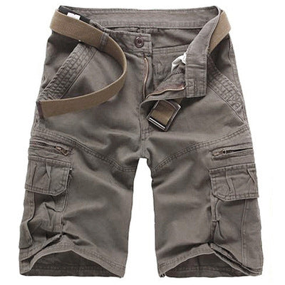 Plus Sizes Cotton Cropped Short Pants for Men