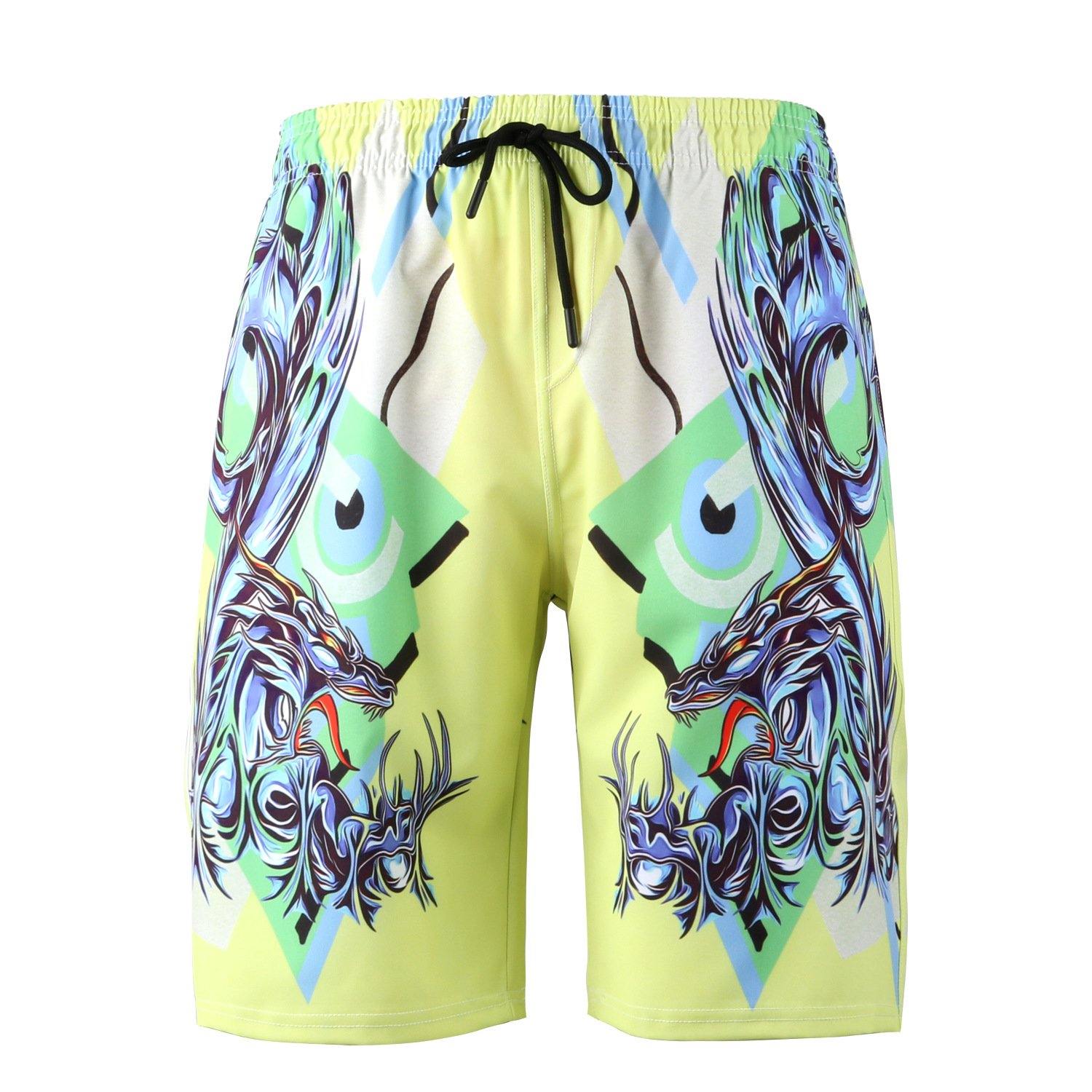Men's Sumer Beach Quick Dry Clorful Shorts-STYLEGOING