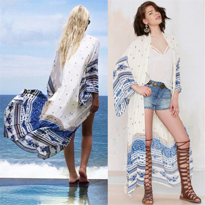 Casual Chiffon Bikini Cover Ups Dresses
