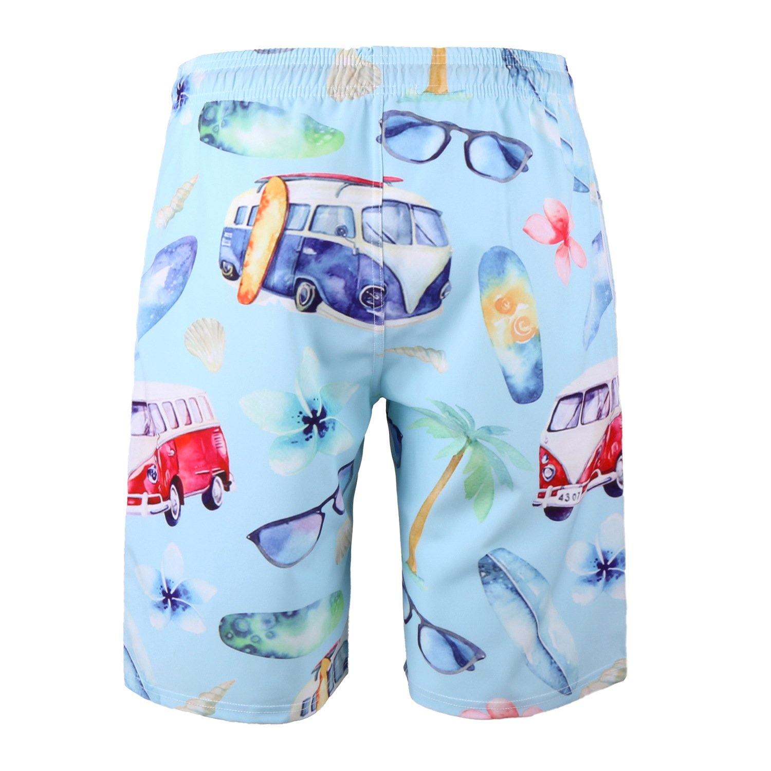 Men's Sumer Beach Quick Dry Clorful Shorts-STYLEGOING