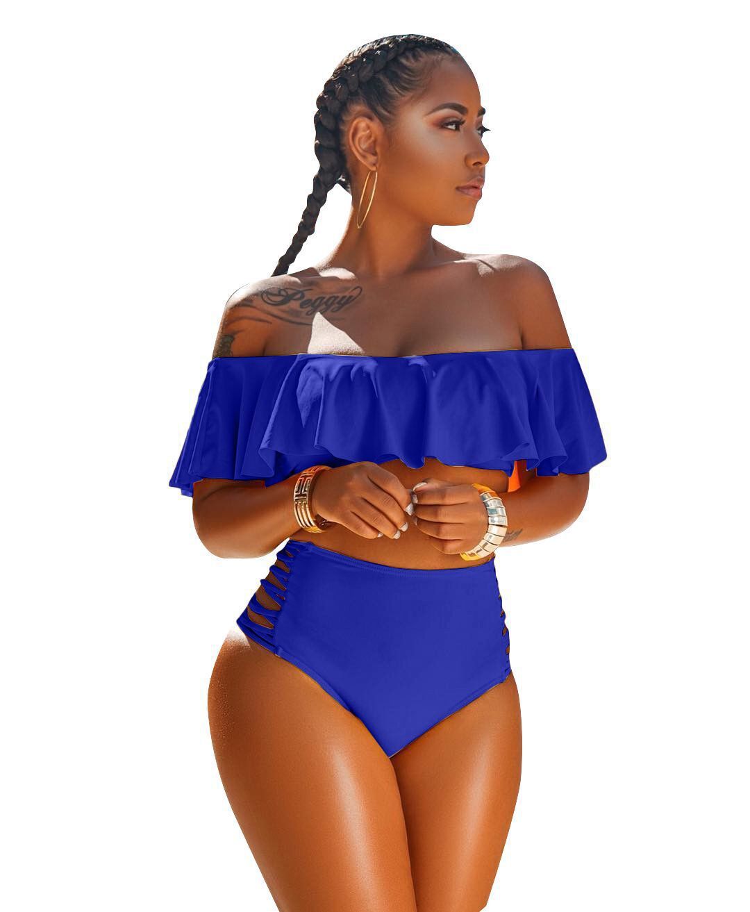 Sexy Off The Shoulder Bikini Swimwear-STYLEGOING
