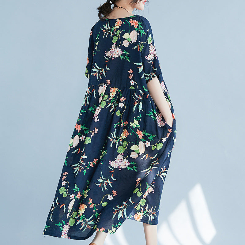 Casual Plus Sizes Short Sleeves Dresses
