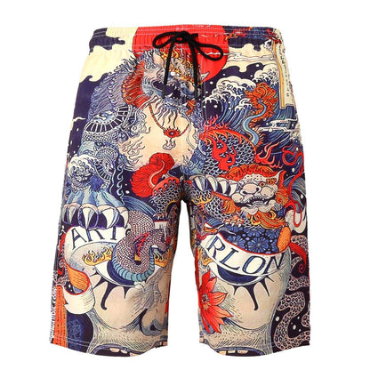 Men's Sumer Beach Quick Dry Clorful Shorts-STYLEGOING