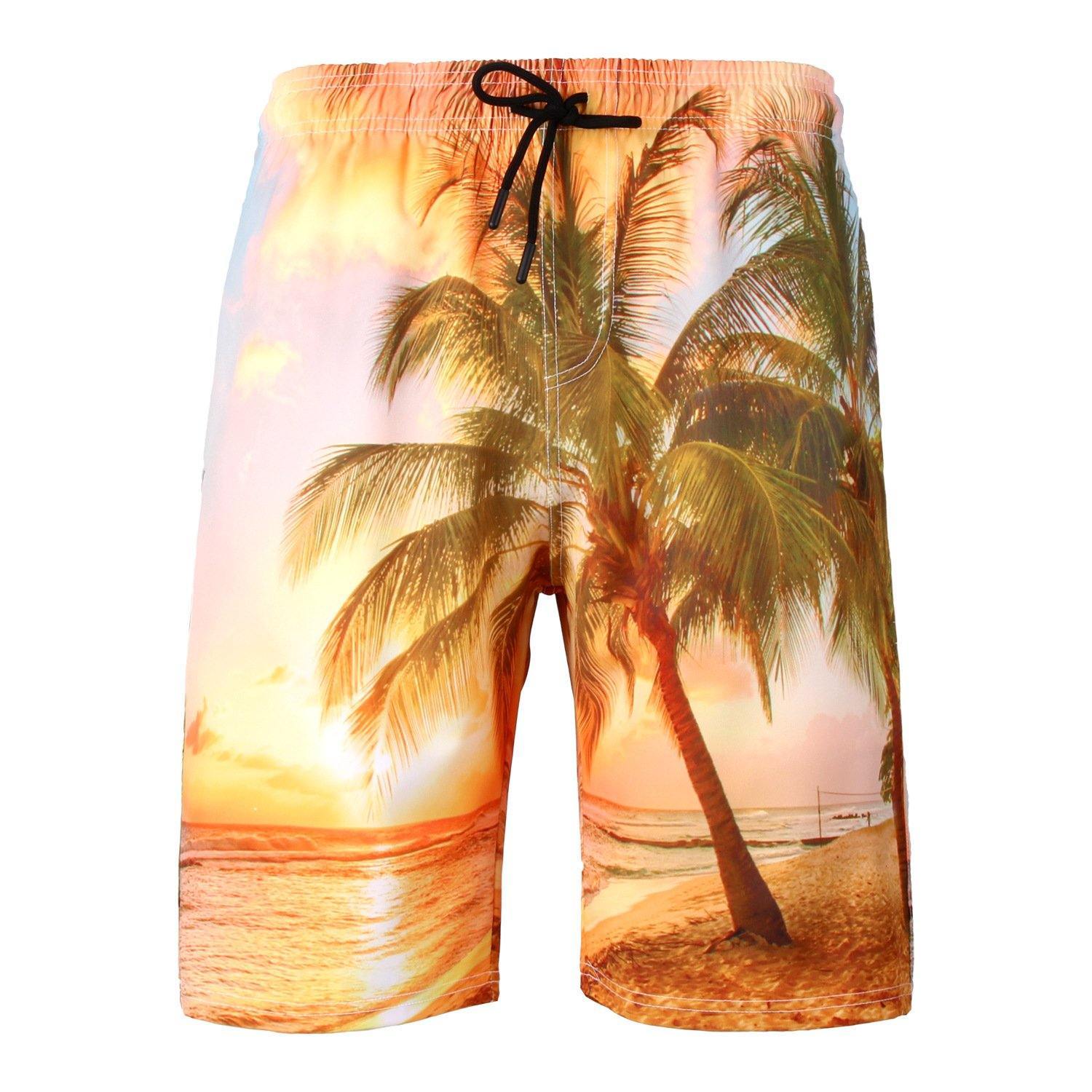 Men's Sumer Beach Quick Dry Clorful Shorts-STYLEGOING