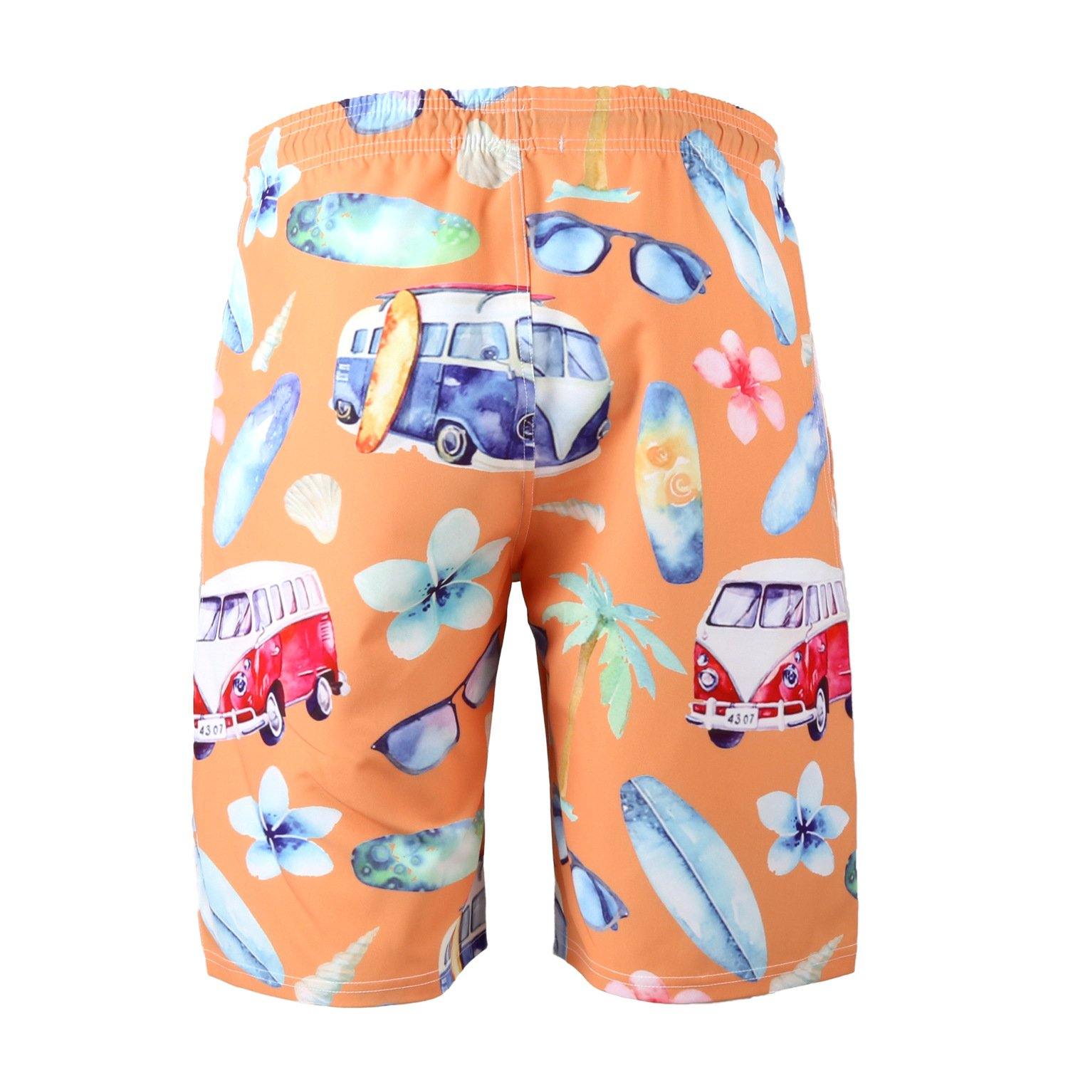 Men's Sumer Beach Quick Dry Clorful Shorts-STYLEGOING