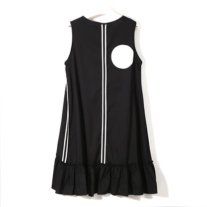 Simple Design Irregular Summer Sleeveless Dresses