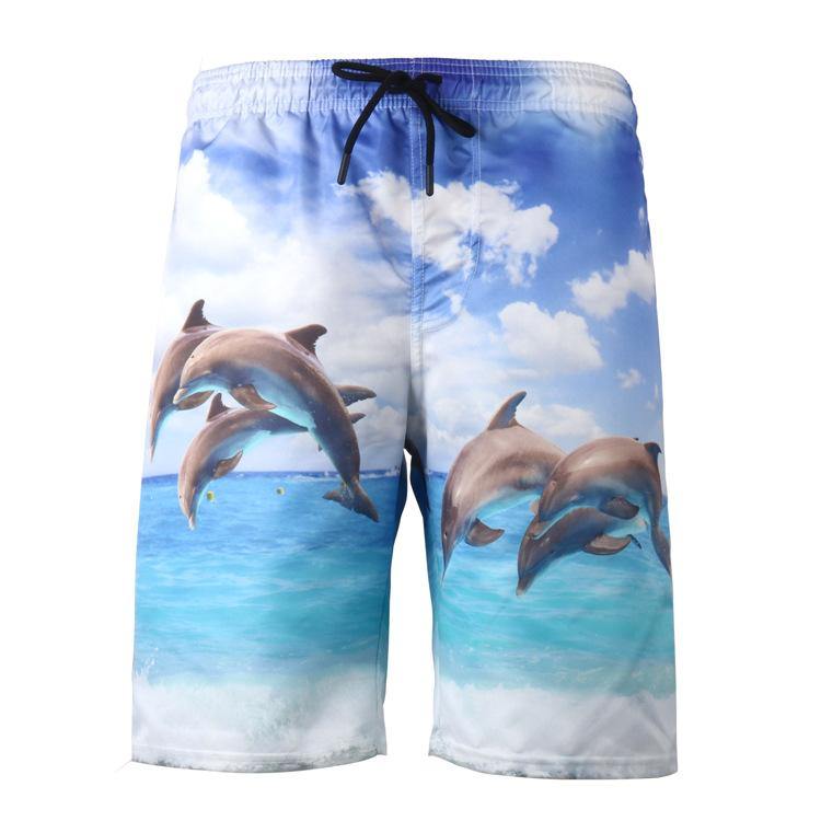 Men's Sumer Beach Quick Dry Clorful Shorts-STYLEGOING