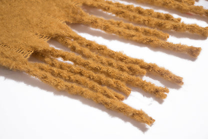 Winter Tassels Women Scarfs/capes