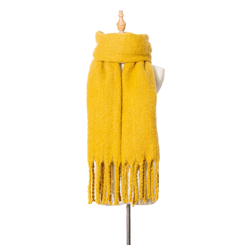 Winter Tassels Women Scarfs/capes