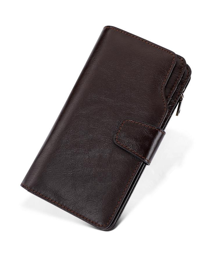 Cusotm Handmade Men's Leather Wallet-STYLEGOING