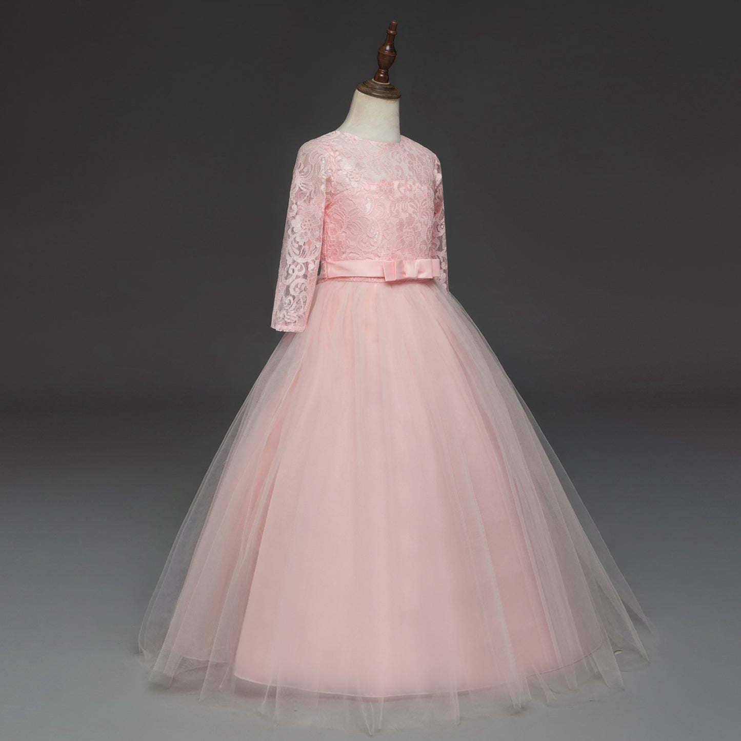 Cute Lace Princess Girls Ball Gown Dresses