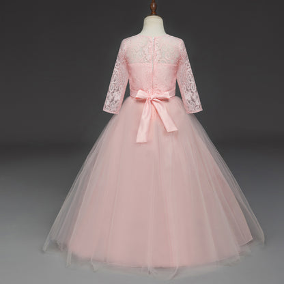 Cute Lace Princess Girls Ball Gown Dresses