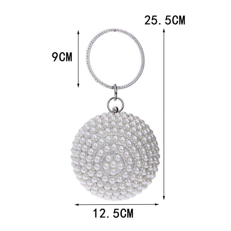 Fashion Round Shaped Jewelry Design Evening Party Bags