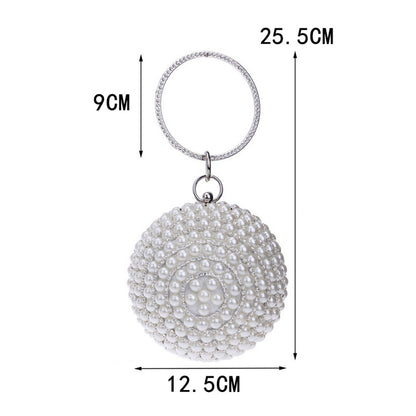 Fashion Round Shaped Jewelry Design Evening Party Bags