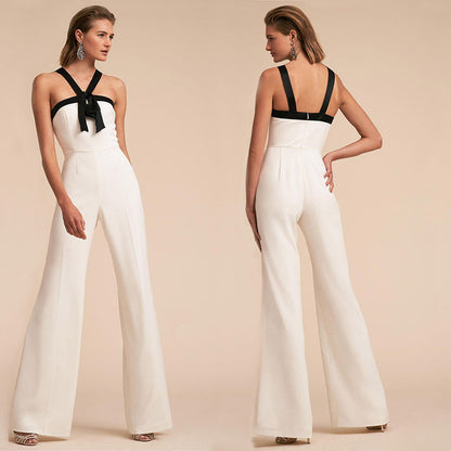 Sexy Strapless Halter Women Jumpsuits