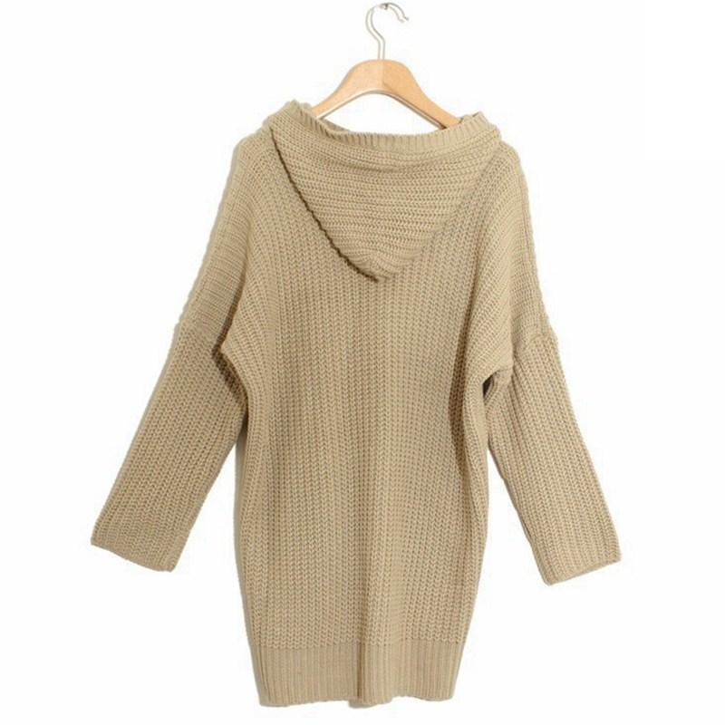 Women Irregular Long Loose Knitting Sweaters-STYLEGOING
