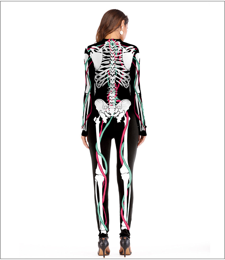 Halloween Long Sleeves Cosplay Jumpsuits&Rompers