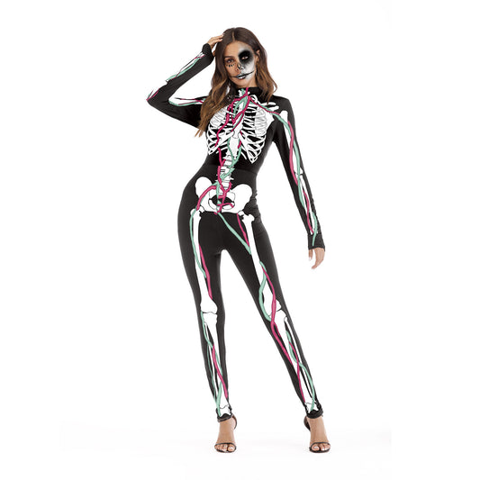 Halloween Long Sleeves Cosplay Jumpsuits&Rompers