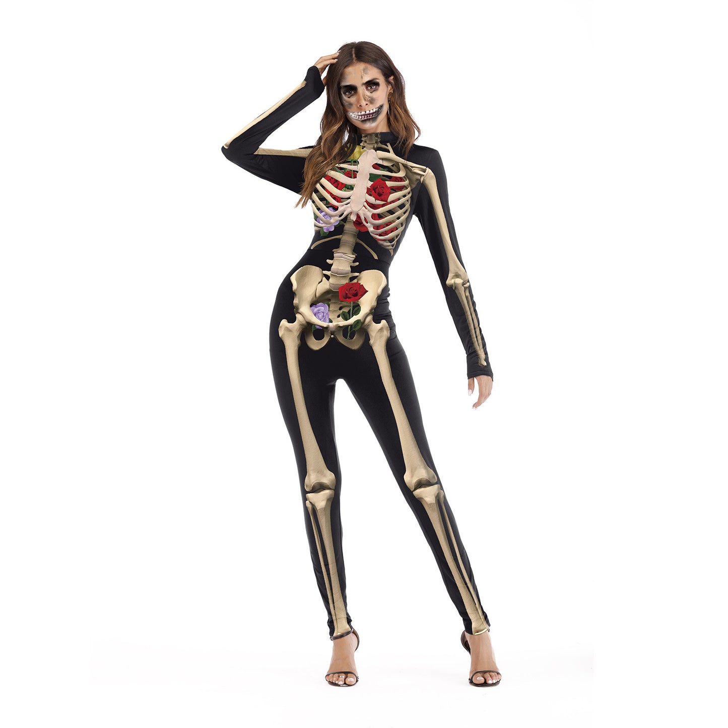 Halloween Long Sleeves Cosplay Jumpsuits&Rompers