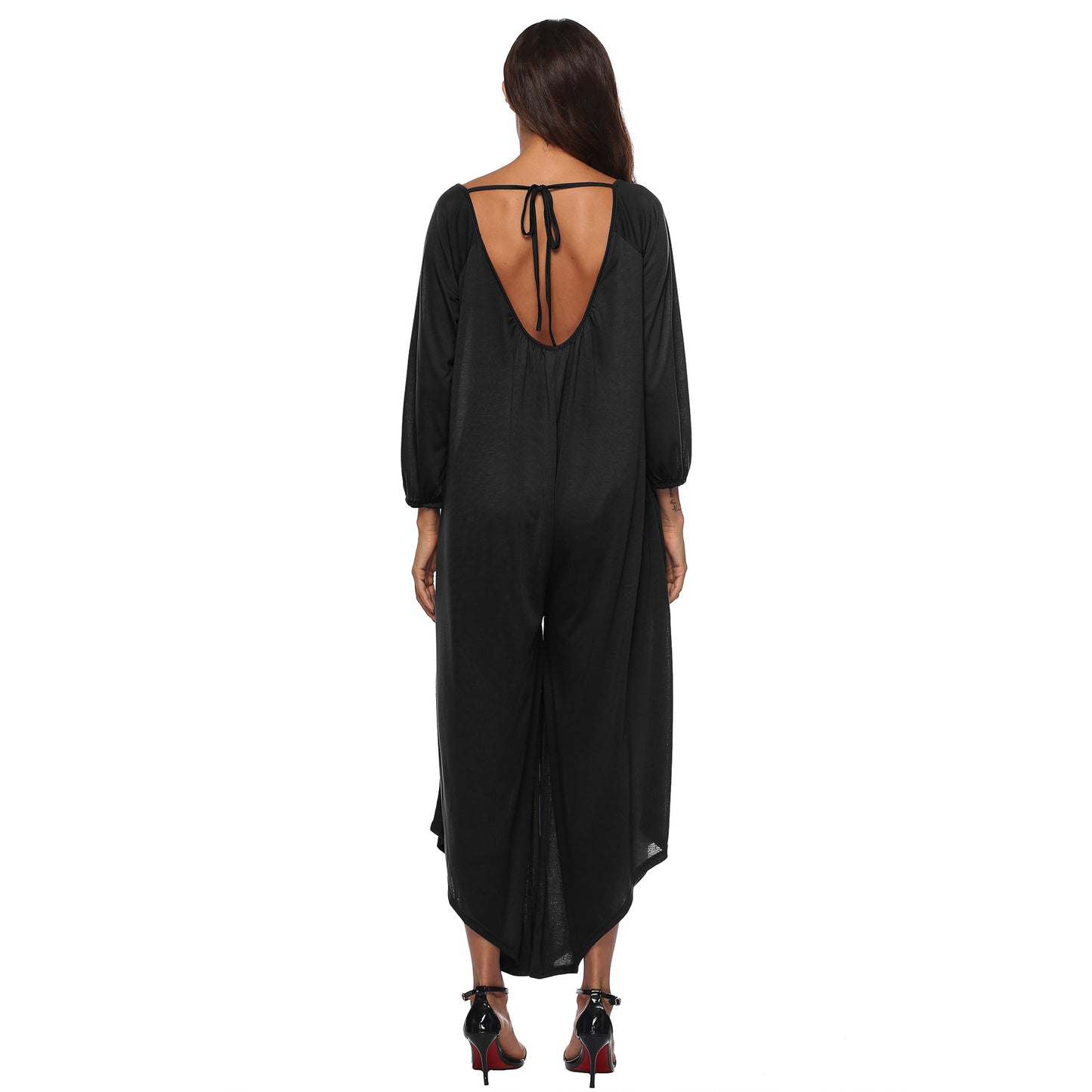 Sexy Deep V Neck Backless Jumpsuits for Women