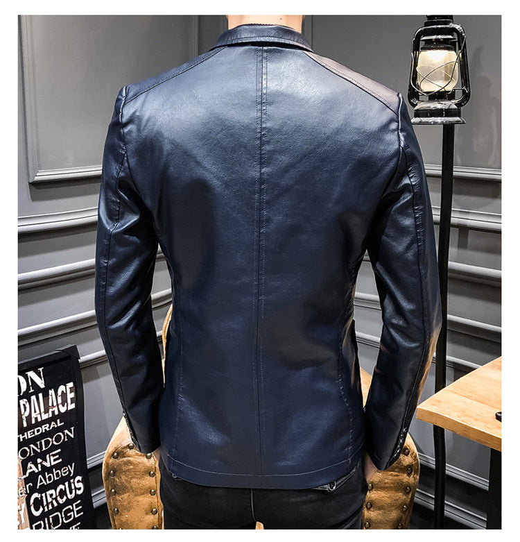Casual Men's PU Jacket Overcoat