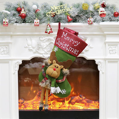Merry Christmas Large Socks for Candy