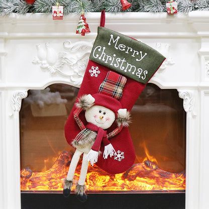 Merry Christmas Large Socks for Candy