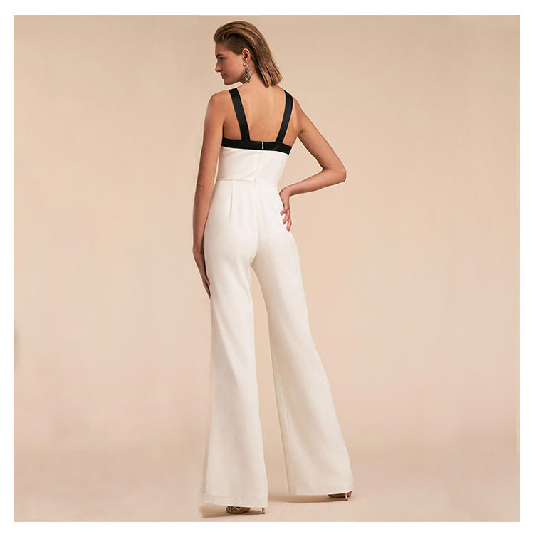 Sexy Strapless Halter Women Jumpsuits