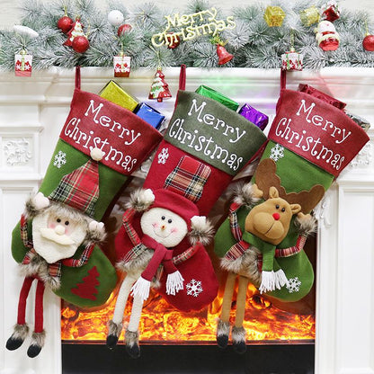 Merry Christmas Large Socks for Candy
