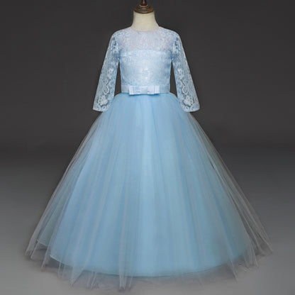Cute Lace Princess Girls Ball Gown Dresses