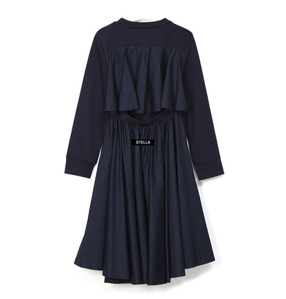 Back Designed Fall Black Dresses