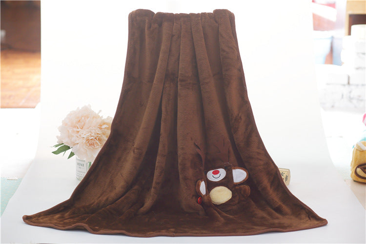 Cute Merry Christmas Double Fleece Blankets