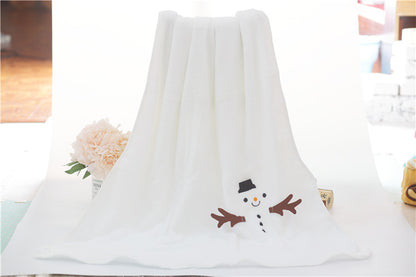 Cute Merry Christmas Double Fleece Blankets