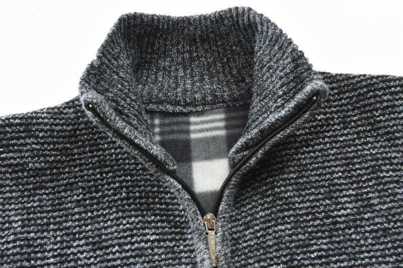 Warm Winter Knitting Men Cardigan Overcoat