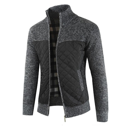 Warm Winter Knitting Men Cardigan Overcoat