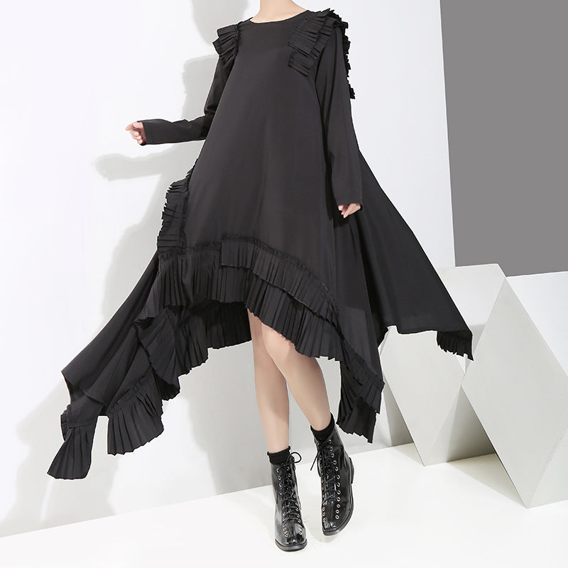 Designed Irregular Long Dresses