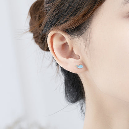 Cute Whale Design Earrings for Women