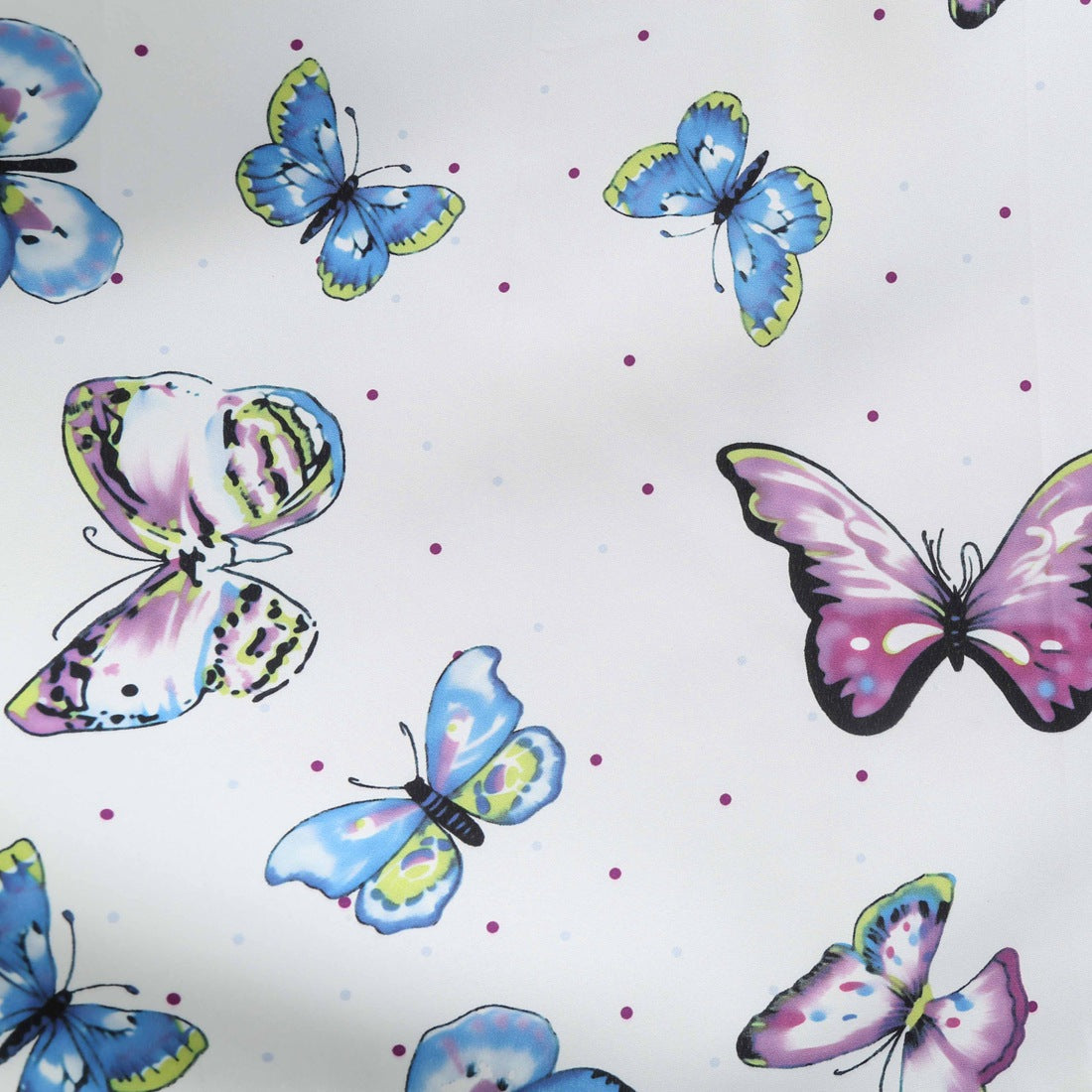 Vintage Sleeveless Butterfly Print Short Dresses