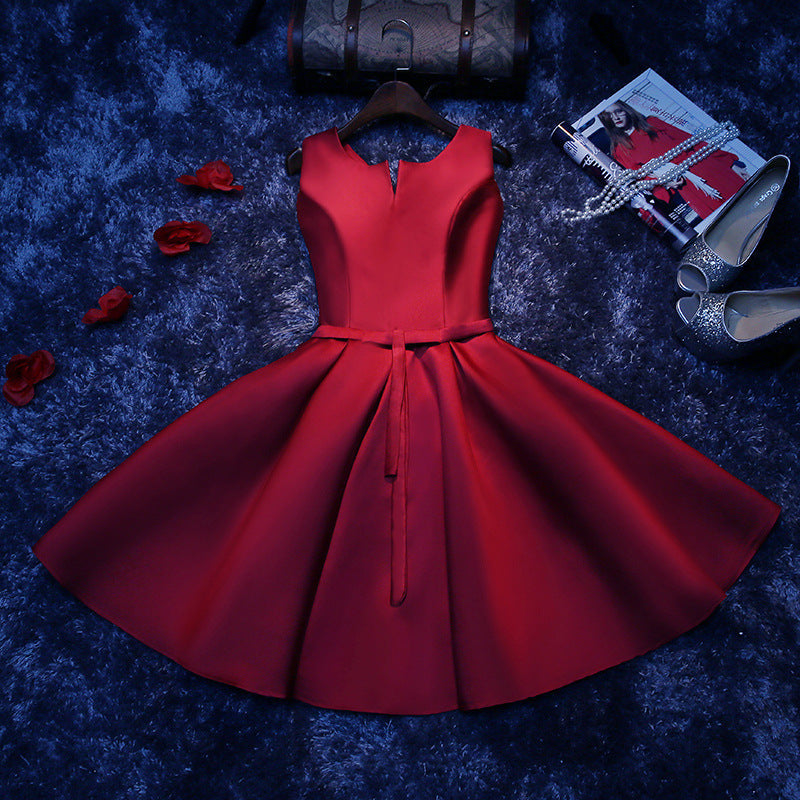 Elegant women short party dresses/Bridemaid Dresses