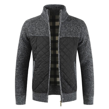 Warm Winter Knitting Men Cardigan Overcoat