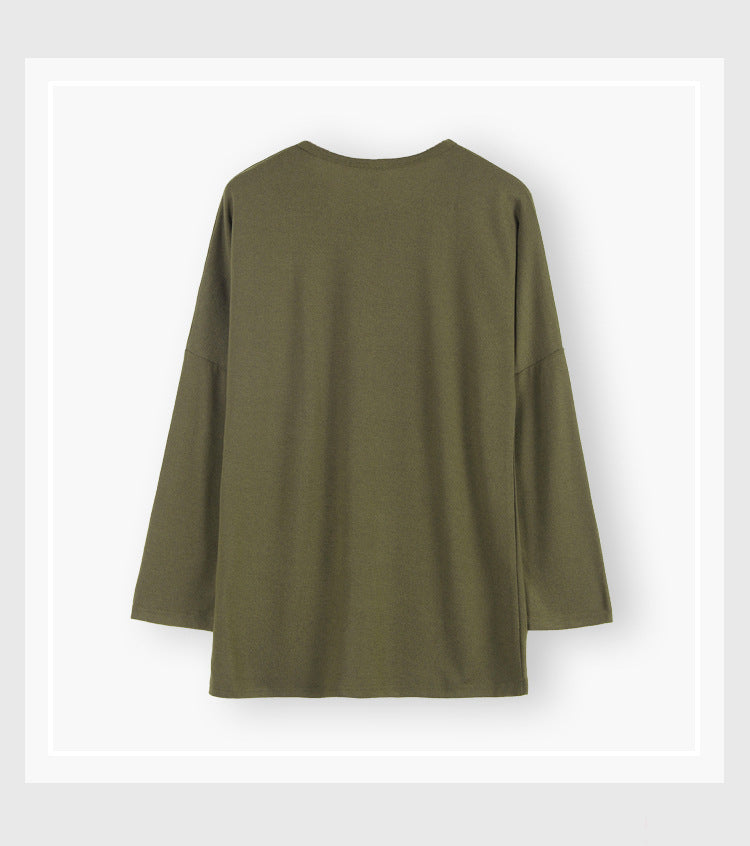 Casual Women Owl Designed Women Long Sleeves Pullover Shirts
