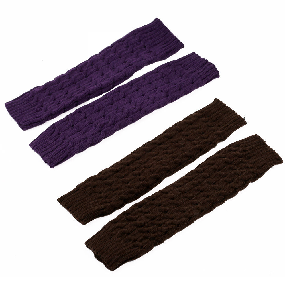 2 Pairs/set 40 cm Long Knitted Socks for Women