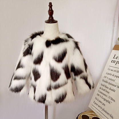 Winter Warm Artificial Fur Coats for Kids