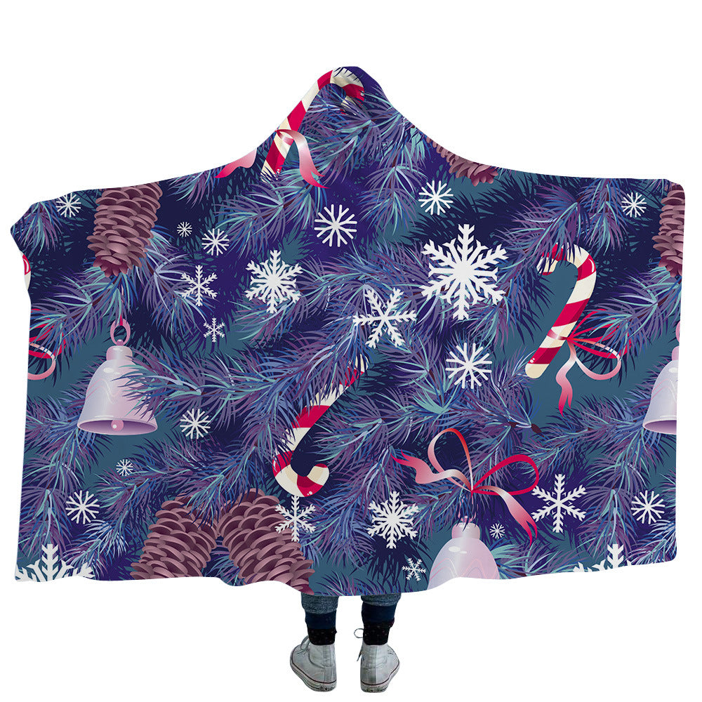 Merry Christmas Magic Hats Throw Blankets
