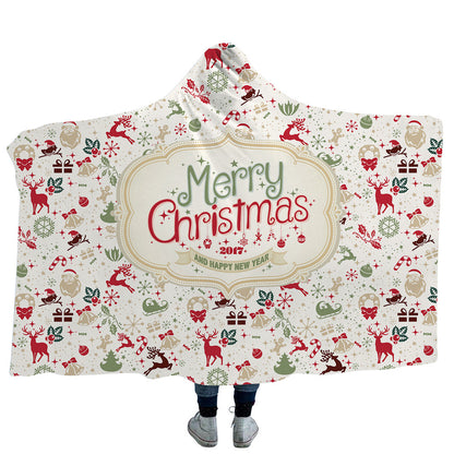 Merry Christmas Magic Hats Throw Blankets