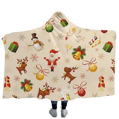 Merry Christmas Magic Hats Throw Blankets