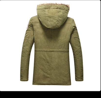 Winter Cotton Hoodies Coats for Men